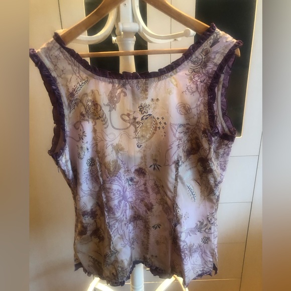 Tommy Bahama sleeveless blouse - Picture 2 of 3